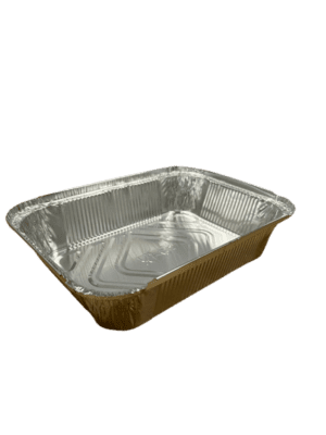 Aluminium bak met deksel 2000cc 100st