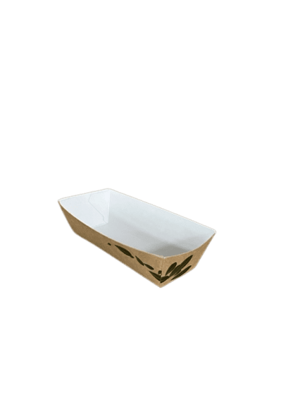 A5 (2) A5 Snackbak - Kraft/Wit 100st