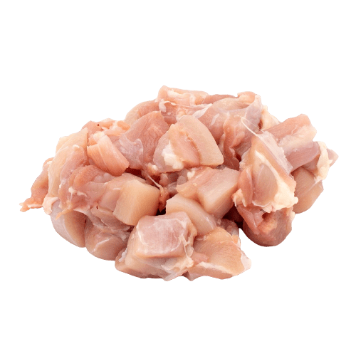 Kippendijen in blokjes 1kg