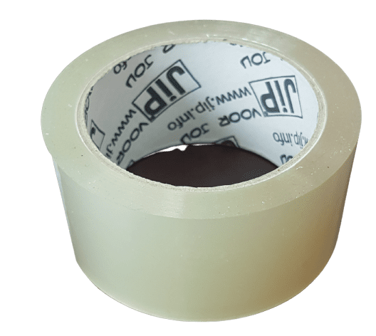 Verpakkingstape PP low noise (50mm) 66m transparant 28micron