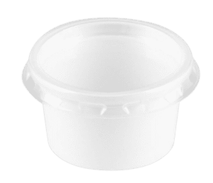 Sausbakje met deksel 30cc 1000st