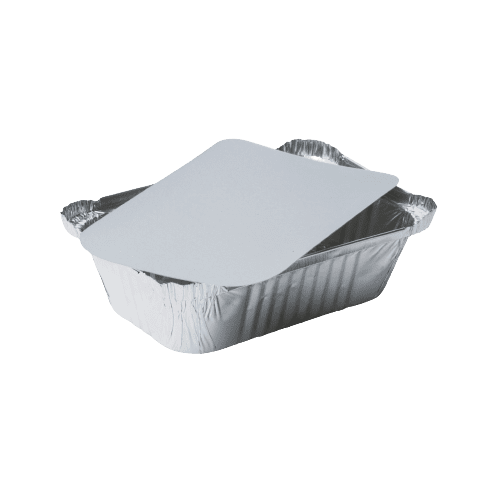 Aluminium bak met deksel 1000cc 25st