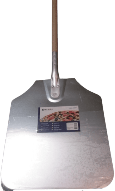 Bessee_artikelnr_7051 Pizzaschep aluminium blad met houten greep 1320x305mm