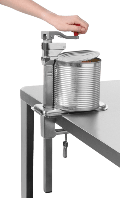 Staartbusopener RVS 550mm met tafelbevestiging