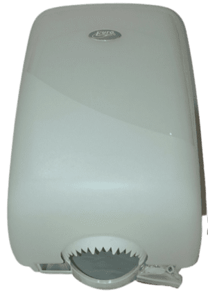 Midiroldispenser Transparant wit kunststof