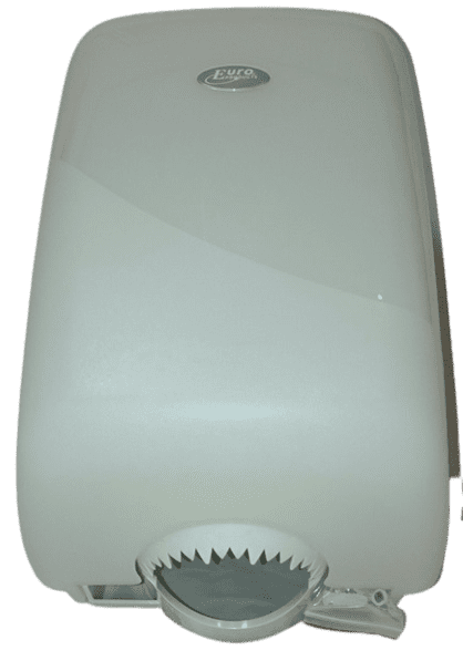 Midiroldispenser Transparant wit kunststof