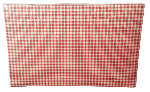 Placemat rood ruitpatroon 500st
