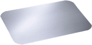 Aluminium/papier deksel 670cc 100st