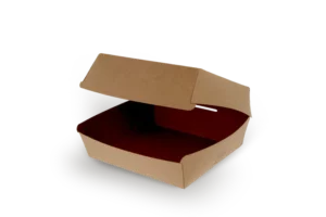 Hamburger groot Hamburgerbak Extra Groot FSC kraft BIO 50st