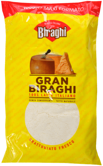 Parmesan kaas gemalen Parmezaansekaas Gran Biracghi gemalen 1kg