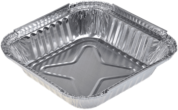 Aluminium bak met deksel 560cc 100st