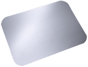 Aluminium/papier deksel 911cc 100st