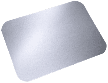 Aluminium/papier deksel 911cc 100st