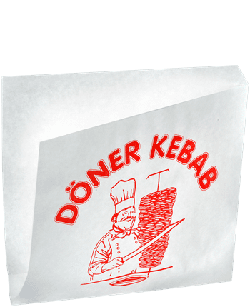 Doner kebab Zakjes 16x16cm 4 doosjes in een pak