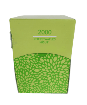 Houten roerstaafjes 11cm 2000st