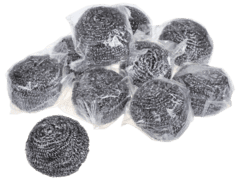 Reinigingsspons RVS 40g 10st