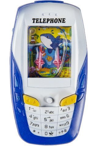 Watertelefoon spelletje 6x11cm 12st