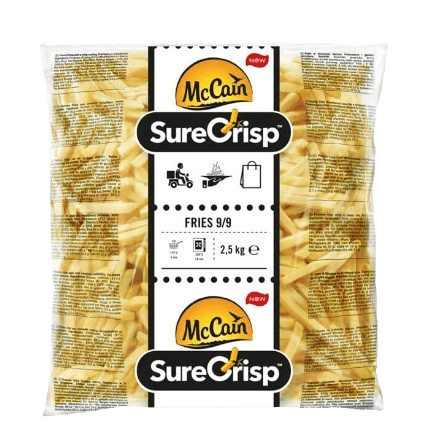 McCain SureCrisp (9x9) 5x2,5kg