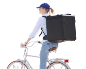 Bessee_artnr_b04 Voedsel bezorgrugtas geïsoleerd 410x410x490mm