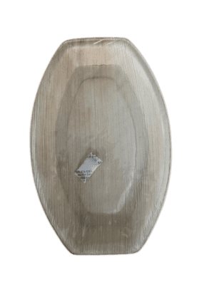 Ovaalschaal van palmblad 25st