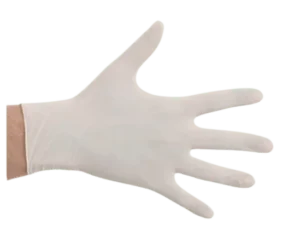 Latex handschoen wit (L)100st